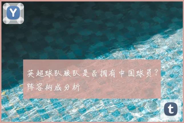 英超球队狼队是否拥有中国球员？阵容构成分析